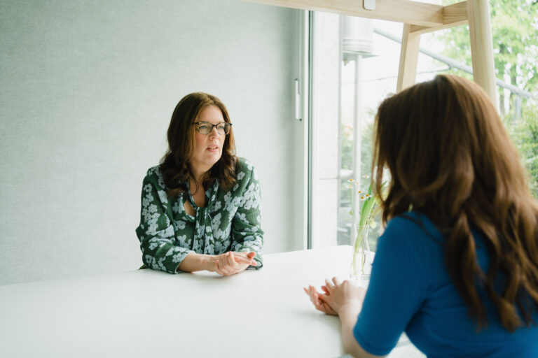 Coaching-Gespräch im Coachingbüro Huber und Partner