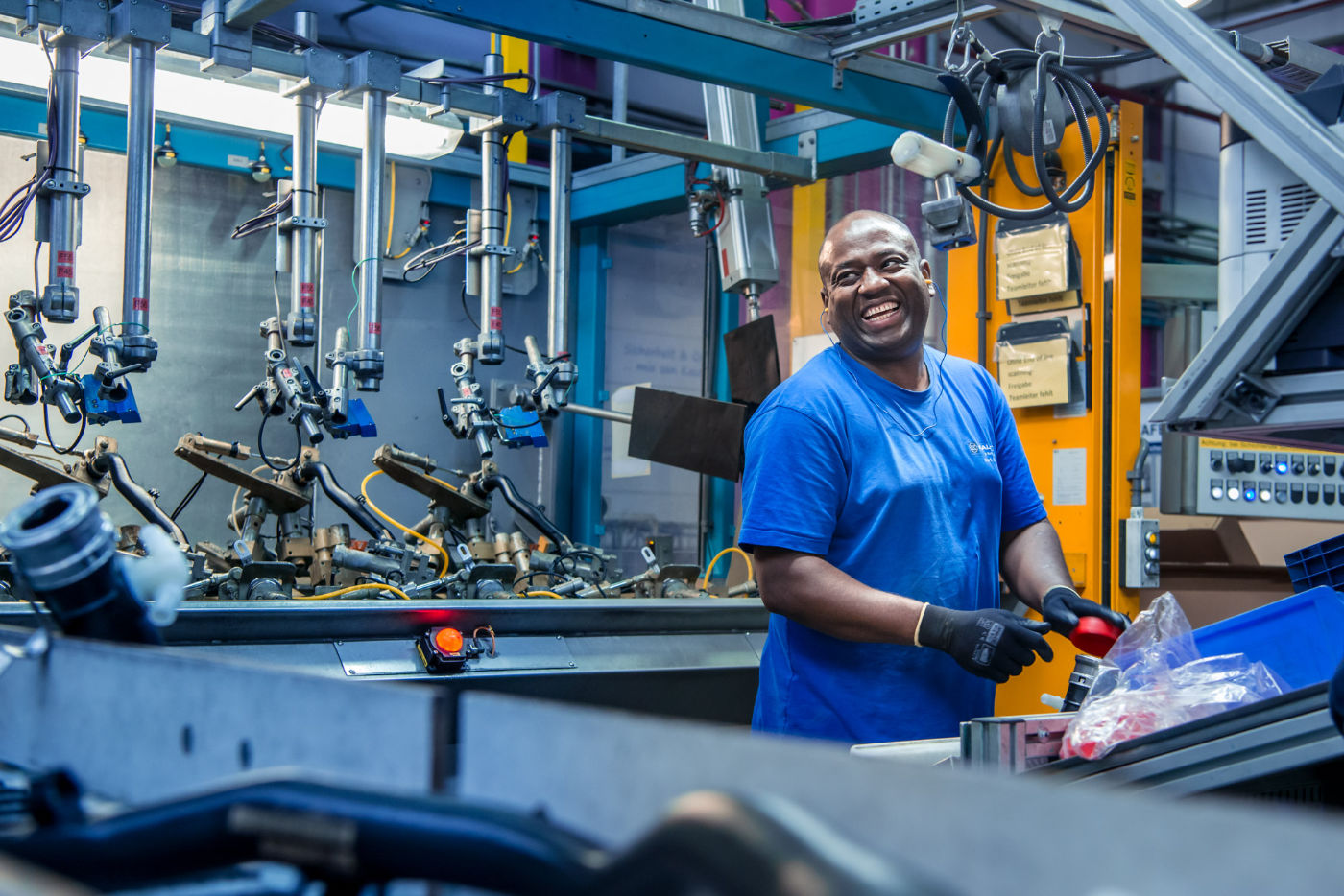 Stahlproduktion Arbeiter