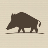 Wildschwein als Zeichnung