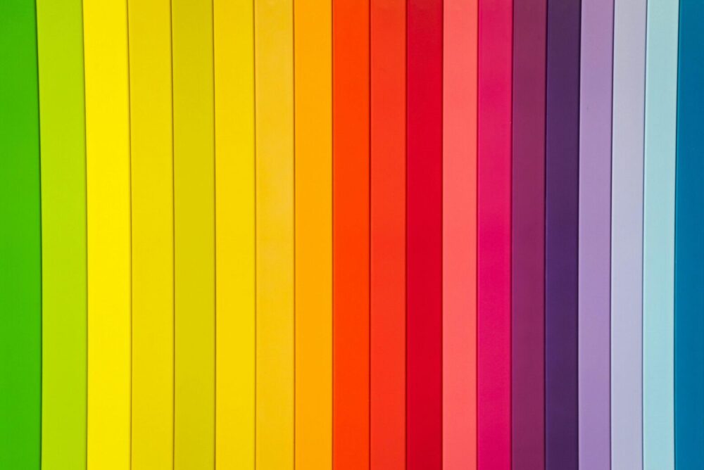 viele Bunte Streifen, Regenbogenfarben