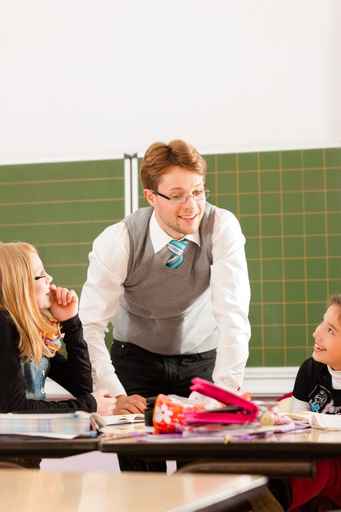 Lehrer im Unterricht